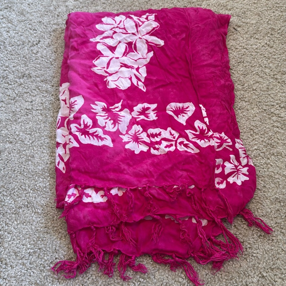 Young Fashion Hawaiian Flower Cover Up/Blanket 🌺